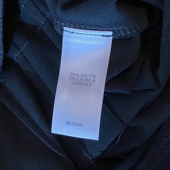 J Jill Black Pants Black Wearever Collection Size S Petite NWT Split Hem Detail - Picture 8 of 8